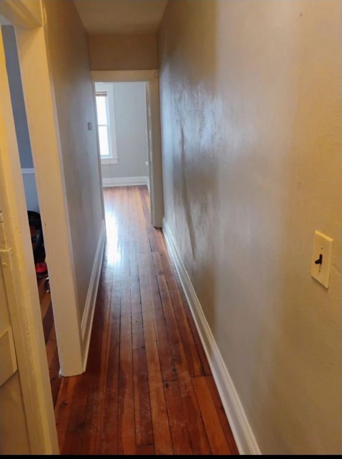 Hallway cleaning results